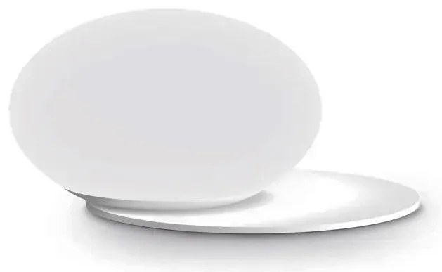 Veioza, Lampa de masa design modern, Ninfea ap2, alb