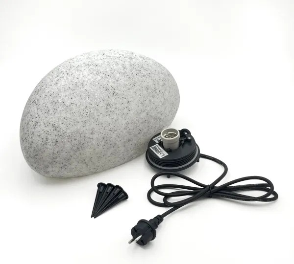 Lampă decorativă de exterior LUMISTONE, 1xE27/15W/230V, IP65, Ø 38 cm