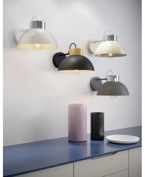 Aplică TEDI 1xE27/60W/230V bej/crom