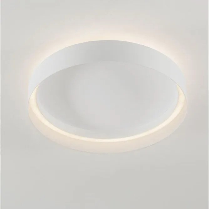 Plafoniera circulara aluminiu alb LED CCT LUMIA 45cm