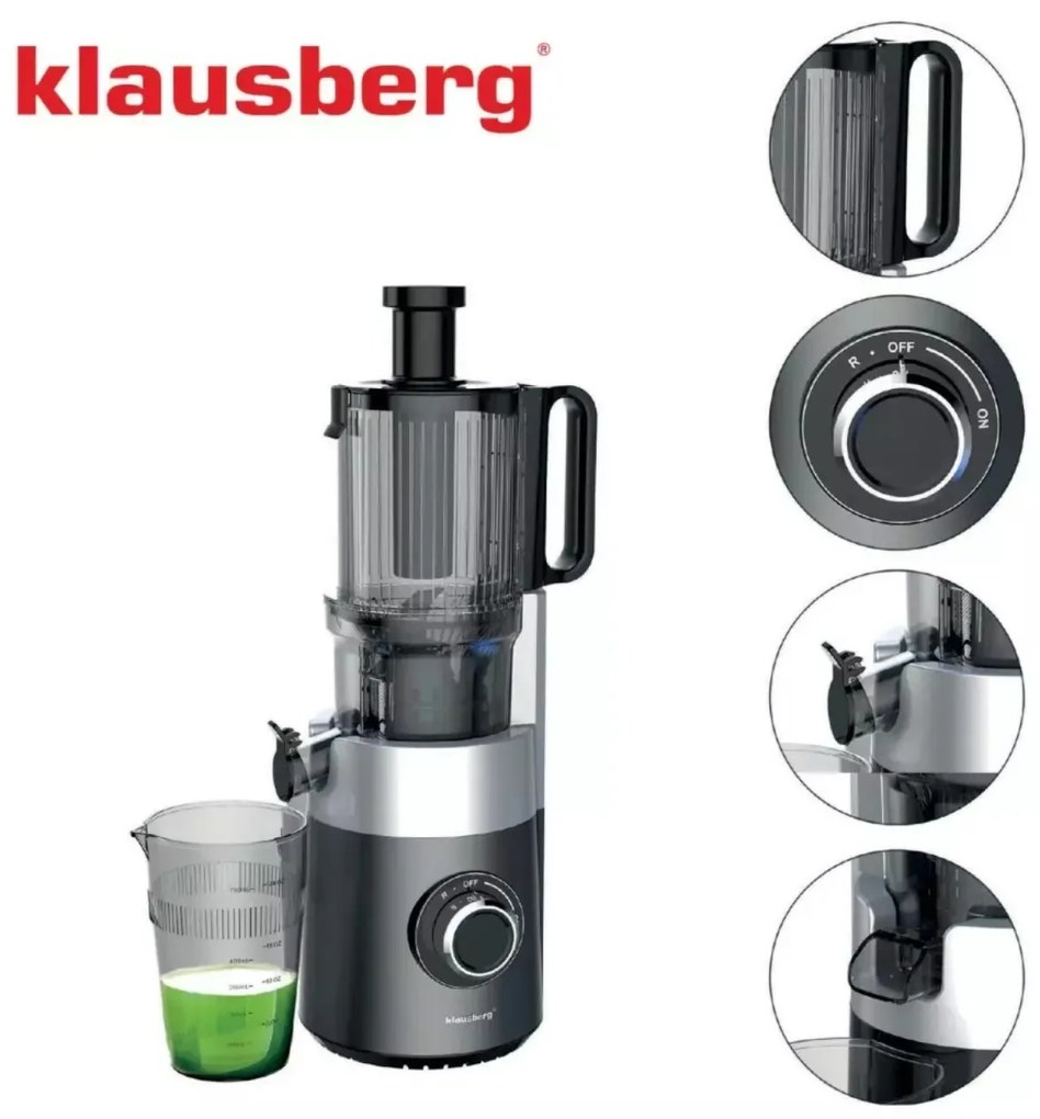 Storcator de fructe vertical Klausberg KB7881, gri