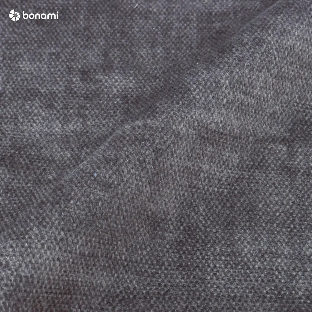 Pat matrimonial 160x200 cm gri închis tapițat cu spațiu de depozitare cu somieră Jade – Bobochic Paris