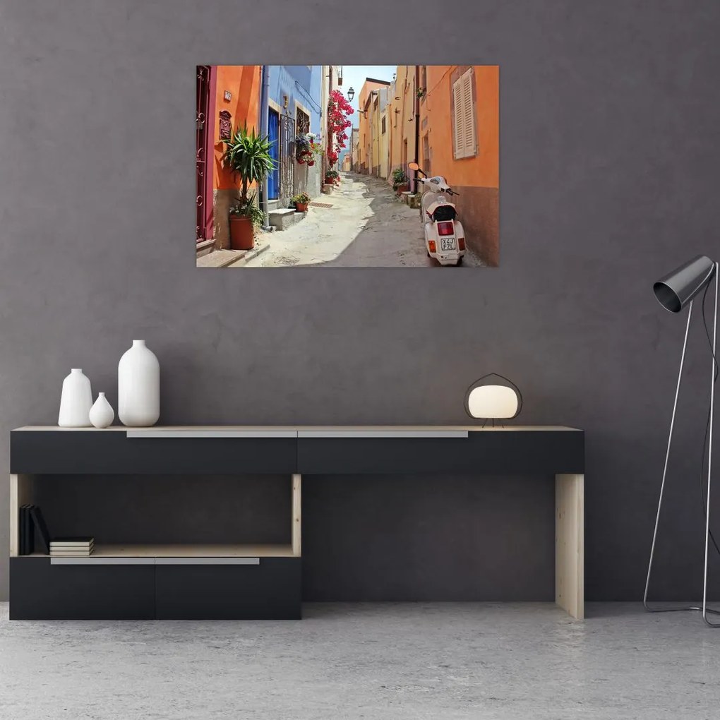 Tablou cu strada din Sardinia (90x60 cm)