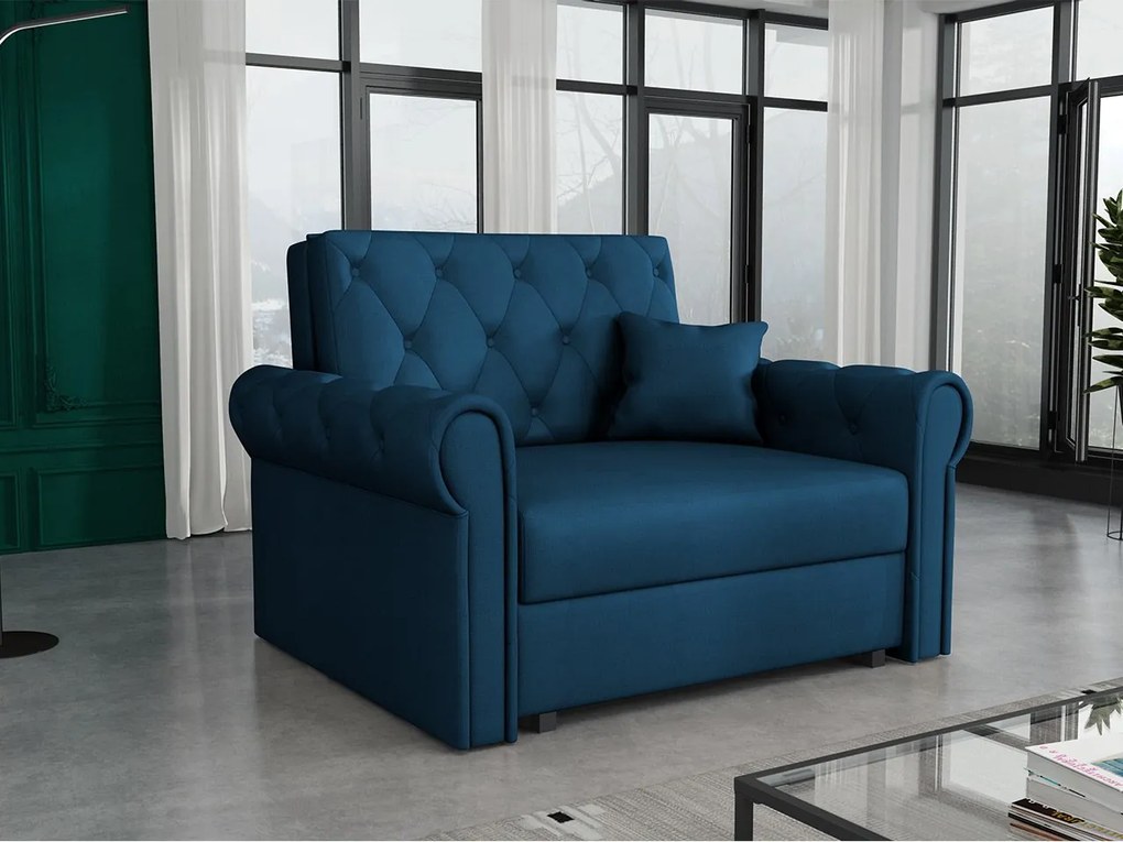 Fotoliu extensibil Clovea Roma I (albastru) (cu sp. depozitare). Promo -17%. 1105670