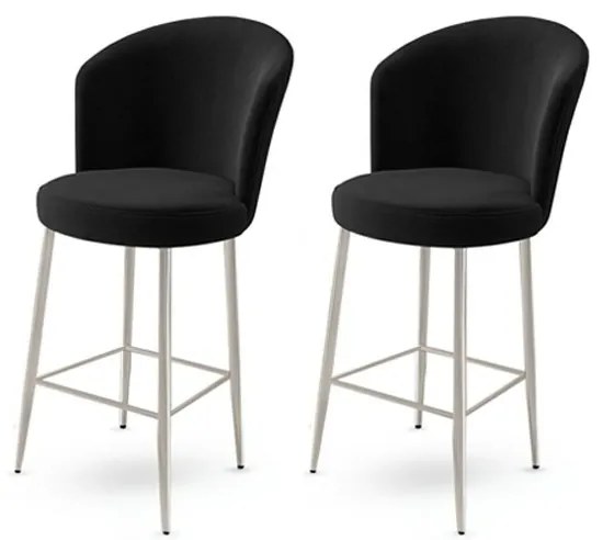 Set de scaune de bar Fora Black, 2 buc., 2 buc.
