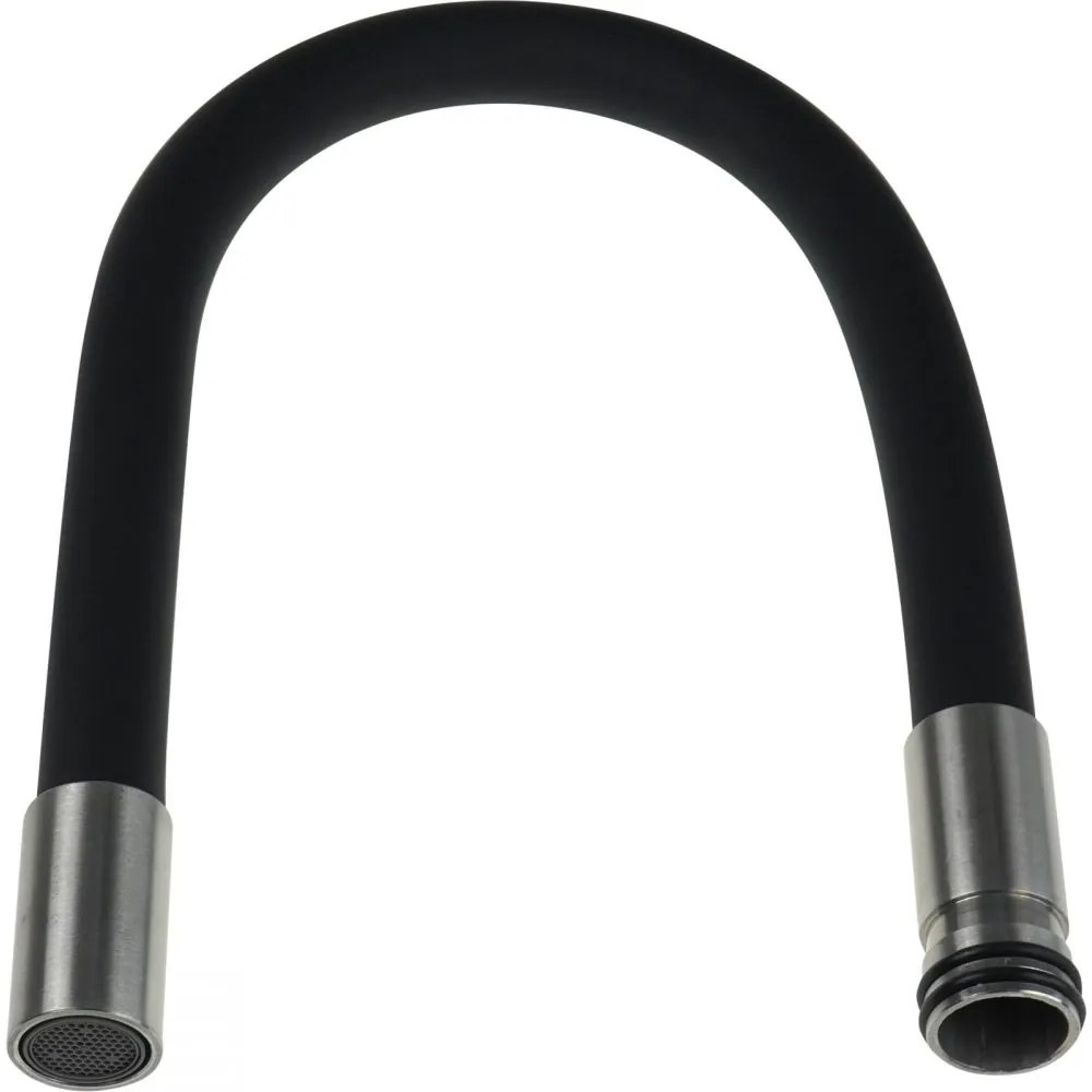 Pipa flexibila pentru baterie bucatarie Deante Luno negru inox Negru/Inox