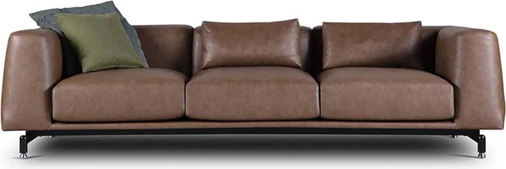 Canapea lemn masiv Russo, 265 × 67 × 95 cm