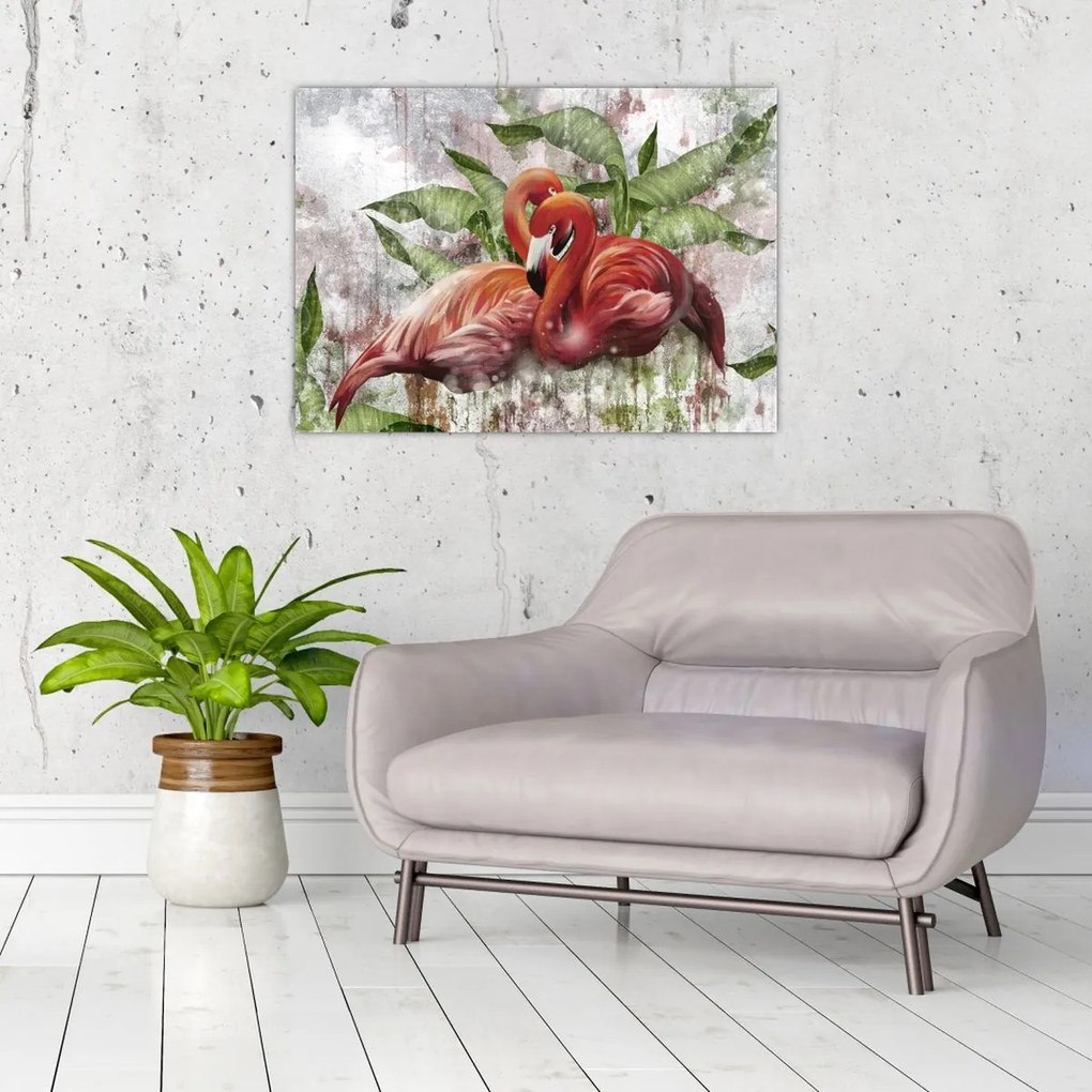 Tablou - Flamingo (70x50 cm)