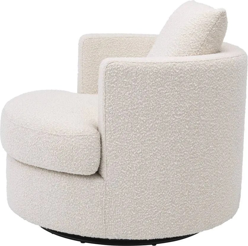 Fotoliu pivotant design elegant LUX Felix, crem 113960 HZ