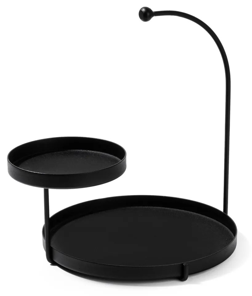Suport bijuterii Knidos Negru 25x28x21 cm
