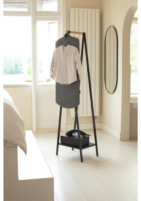 Accesoriu pentru calcarea cu aburi pe verticala Brabantia Linn 1008936, Instalare usoara, Reglabil, Negru