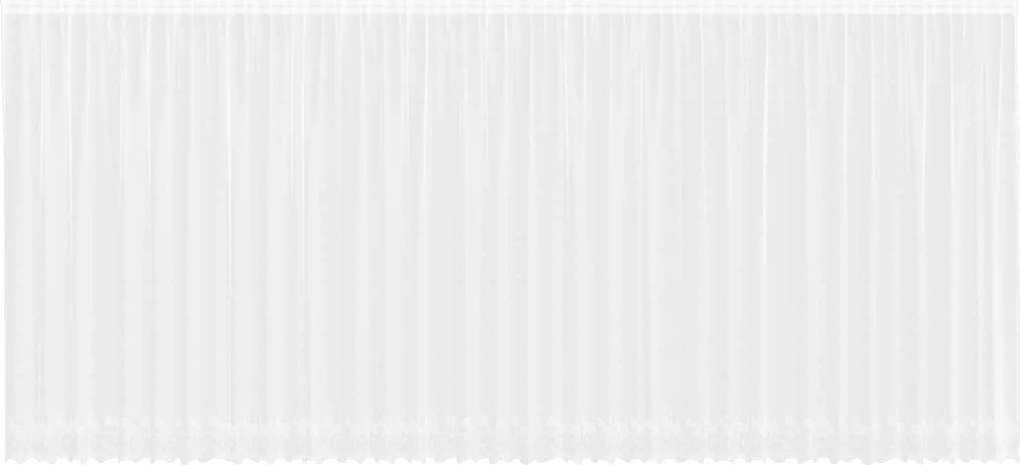 vidaXL Cortină din Dantelă cu perdele Alb 220 x 900 cm Poliester