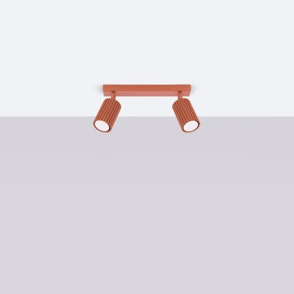 Brilagi - Spot LED CRESTO 2xGU10/10W/230V roșu