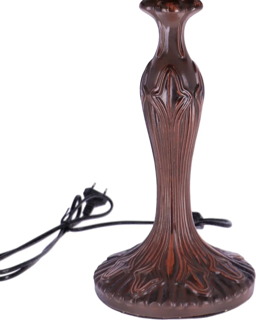 Lampa de masa Tiffany Geometry h 62 cm, abajur 40 cm
