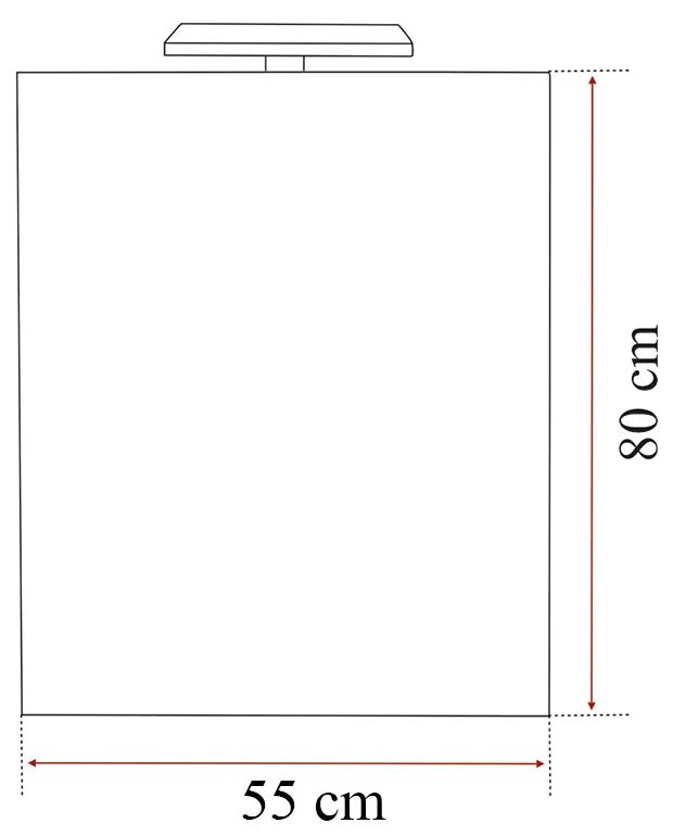 Mobilier complet de baie Bianca Prime 55, alb lucios