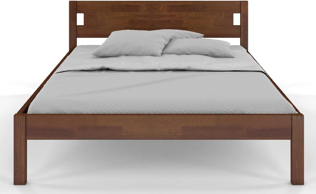 Pat lemn masiv Axel Pin Personalizabil - 140x200, Wenge