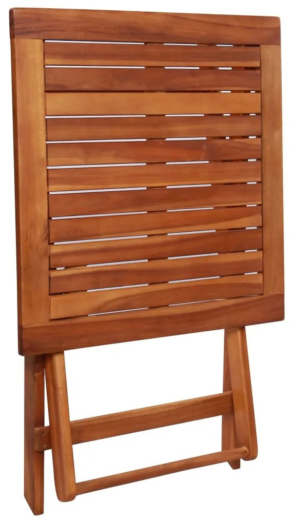 Set bistro pliabil din 3 piese Culoare maro, HOUTEN