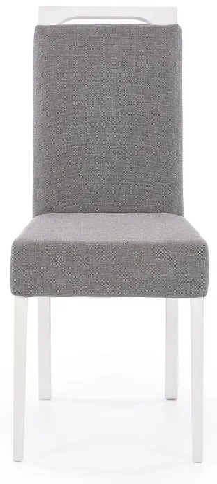 Scaun de bucaterie Clarion, gri/alb