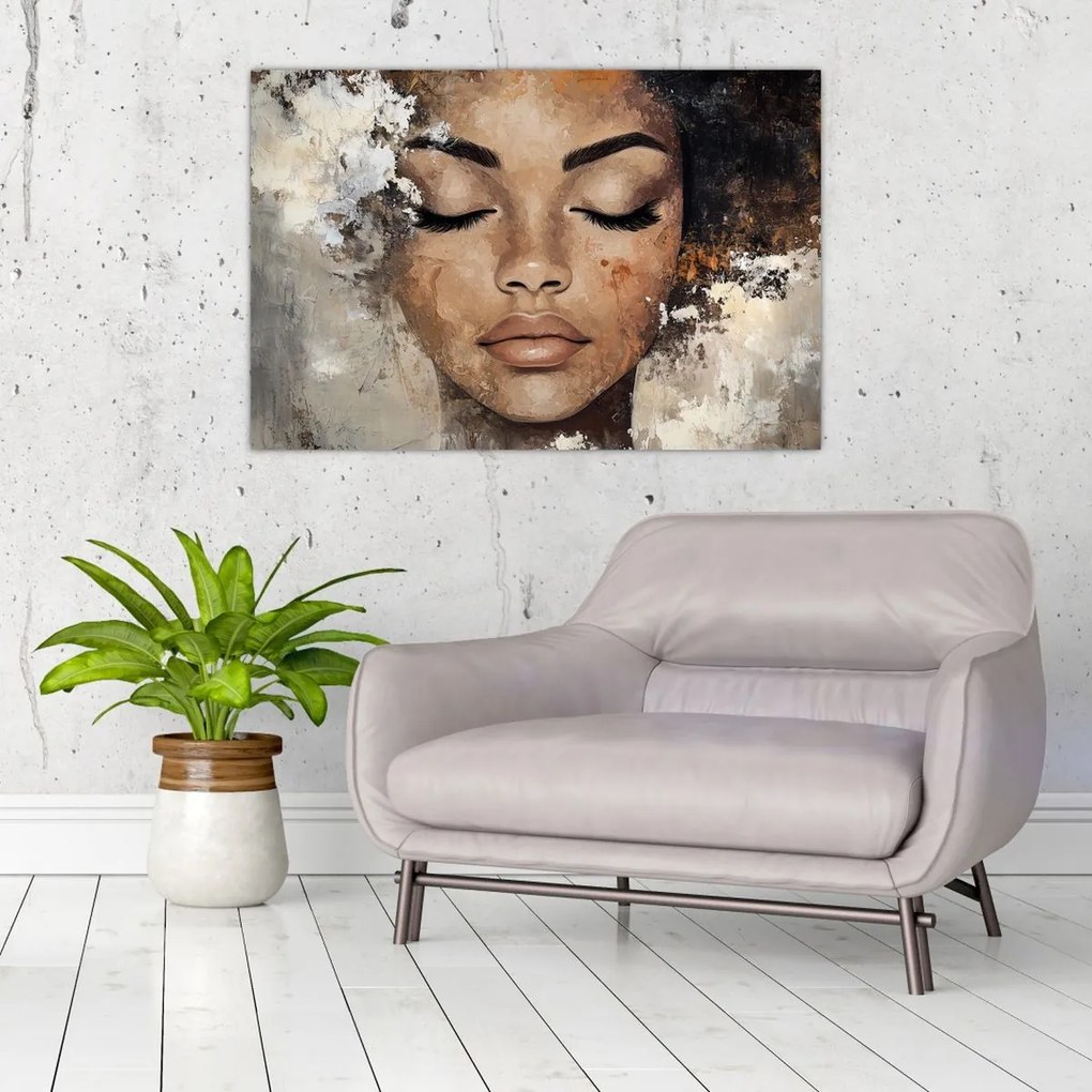 Tablou - Portret de femeie (90x60 cm)