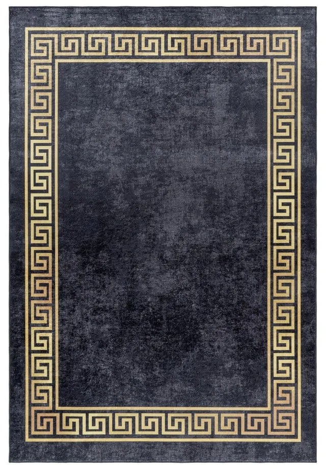 Covor gri antracit lavabil 80x150 cm Fiesta – Ayyildiz Carpets