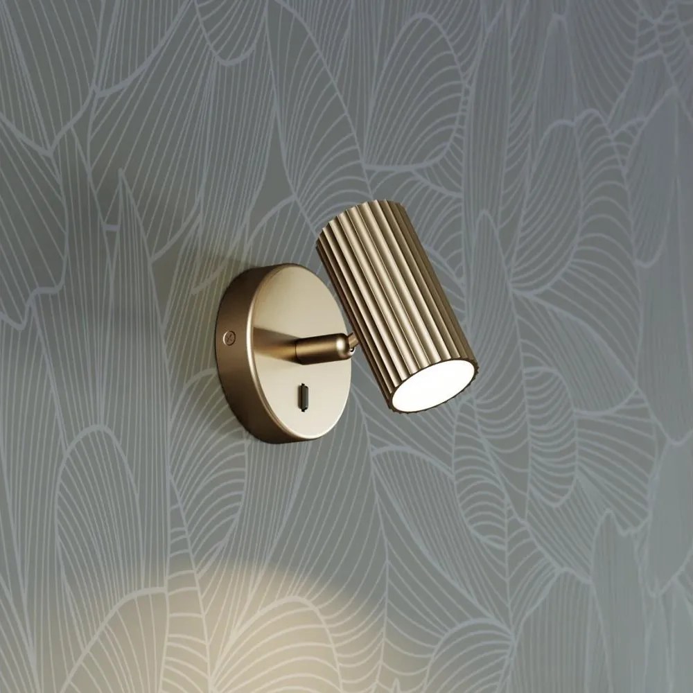 Eglo 902033 - Aplica de perete PORTILLO, spot 1xGU10/5W/230V, aurie