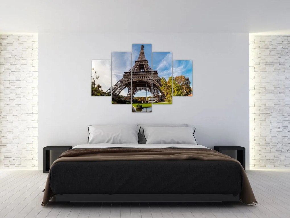 Tablou - Turnul Eiffel colorat (150x105 cm)