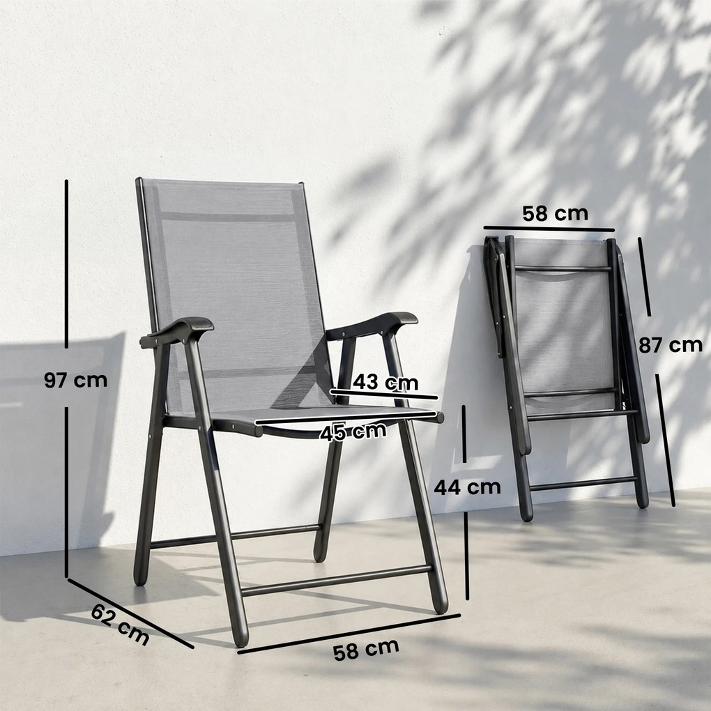 Outsunny scaune pliabile confortabile | Aosom Romania