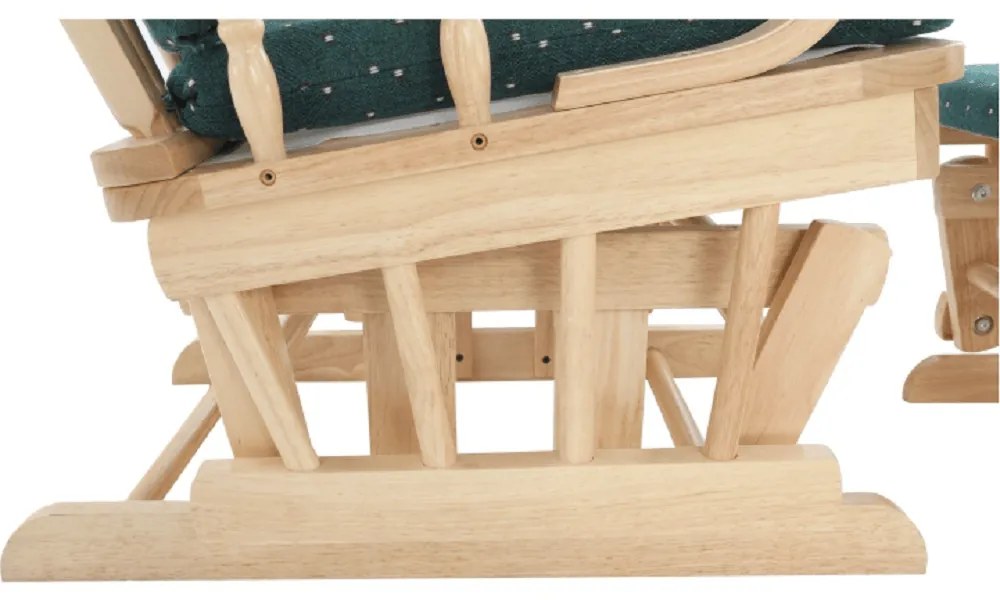 Fotoliu relaxant, material lemn de fag verde, RELAX GLIDER 87107