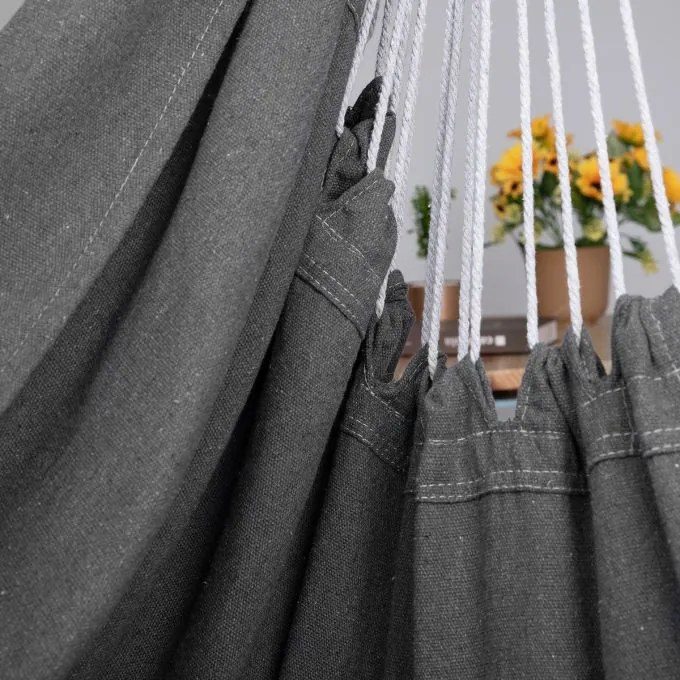 Deuba Scaun suspendat gri inchis -170x100x150cm