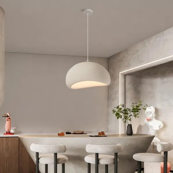 BRILAGI - Lampă suspendată pe cablu WABI SABI 1xE27/60W/230V Ø 50 cm albă
