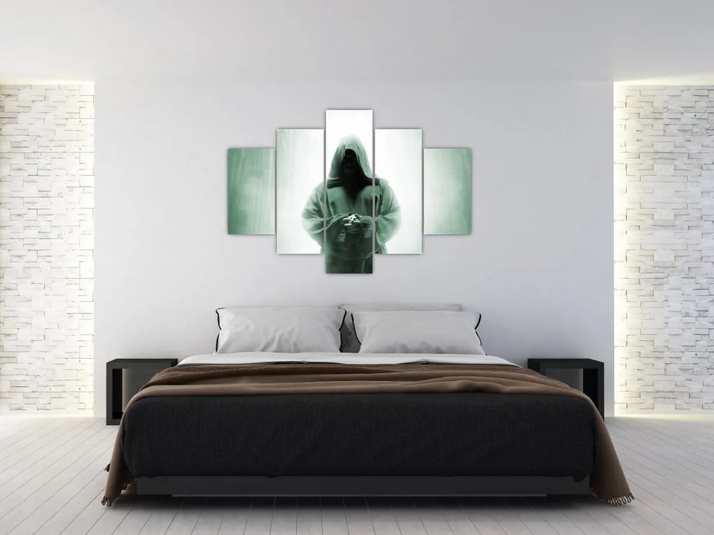 Tablou - Călugăr în întuneric (150x105 cm)