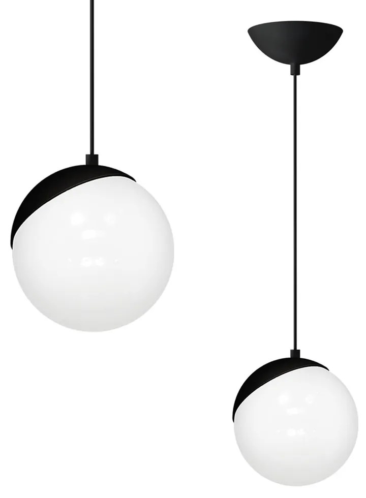 Pendul SFERA BLACK Milagro Modern, E14, Negru, MLP5739, Polonia