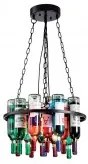 Suspensie vintage 5 becuri E27 BOTTLES 955BOTTLES5 ELMARK