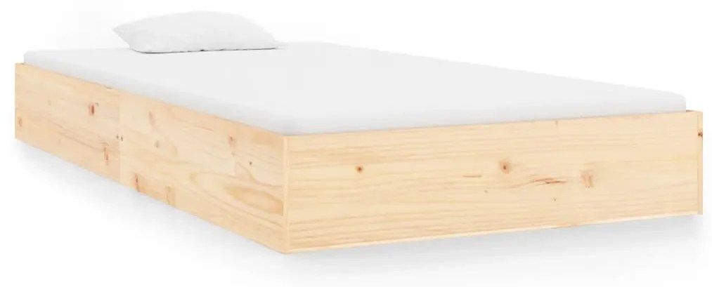 833001 vidaXL Cadru de pat, 90x200 cm, lemn masiv