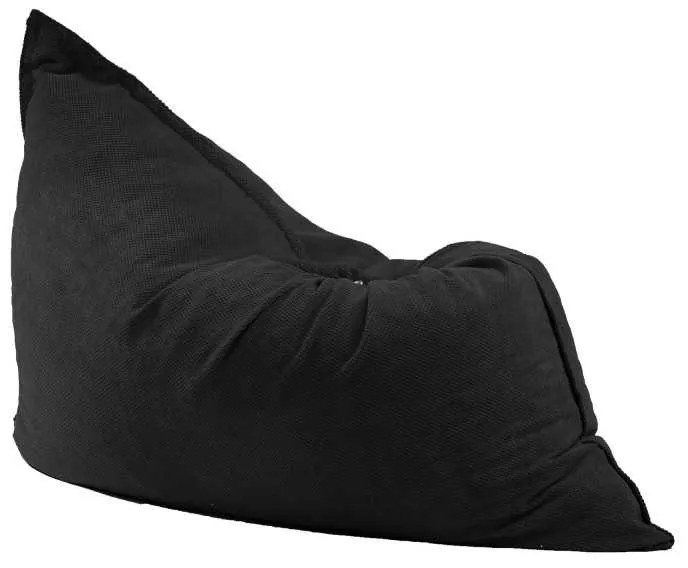 Fotoliu tip Perna Magic Pillow XXL, Material Textil - Black Velvet