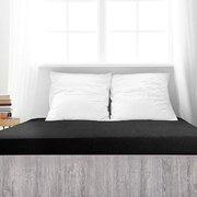 Cearșaf de pat 4Home din frotir Ideal negru , 160 x 200 cm, 160 x 200 cm