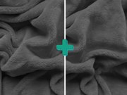 2x Cocolino microplus cu elastic SOFT 90x200 cm gri inchis