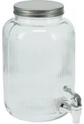 Dozator de băuturi EH din sticlă cu robinet 4 l