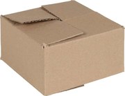 vidaXL Cutie Pliabilă 50 pcs natural 15 x 15 x 8 cm Carton