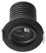 Spot LED incastrabil tavan fals / plafon ajustabil TIF negru