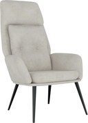 vidaXL Fotoliu rabatabil, gri deschis, piele întoarsă artificială