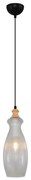 Lustră BOTTLE pe cablu 1xE14/4W/230V, transparentă