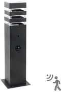 Lampă exterior TEKSAS cu senzor 1xE27/12W/230V IP44, 44 cm antracit