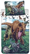 Jurassic World Trio Set de lenjerie de pat 140x200 cm, 70x90 cm