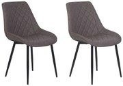 Set 2 buc. scaune pentru sufragerie Masar (maro închis). 1009932
