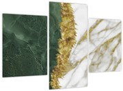 Tablou - Marmură verde N⁰1 (90x60 cm)