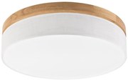 Brilagi - Lampă de tavan LED BELLADONNA LED/36W/230V Ø 50 cm alb/stejar