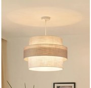 Lustră pe cablu Brilagi DOVER SPACE 1xE27/15W/230V d. 50 cm gri/crem