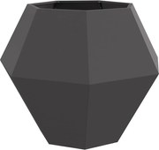 vidaXL Jardinieră Negru 100 x 100 x 80 cm Oțel