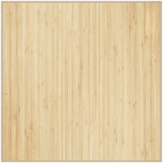 vidaXL Covor pătrat, natural deschis, 100x100 cm, bambus